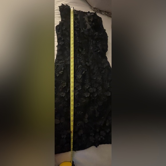 NWOT White House Black Market 3D floral appliqué dress - Picture 11 of 13